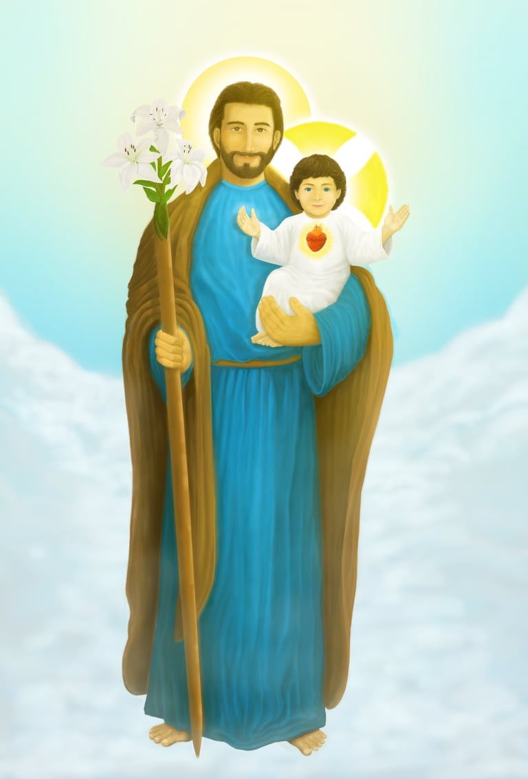 St Joseph, pray for us!