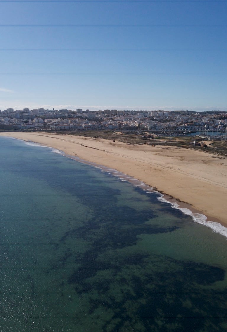 meia praia in lagos portugal