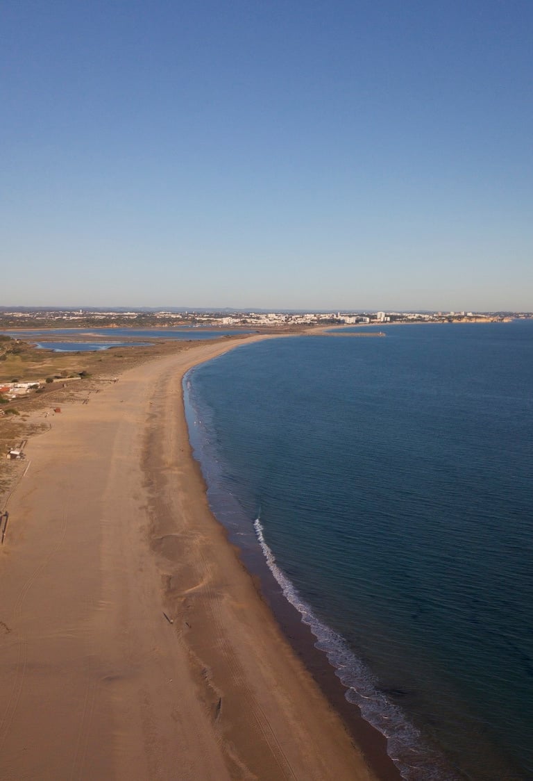 meia praia in lagos portugal