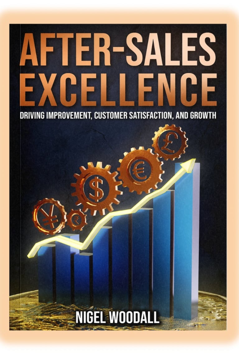 After-sales Excellence book cover by Nigel Woodall, published by Business Expert Press