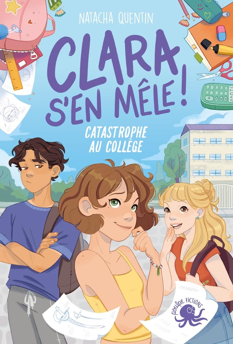 Première de couverture du roman Clara s'en mêle !