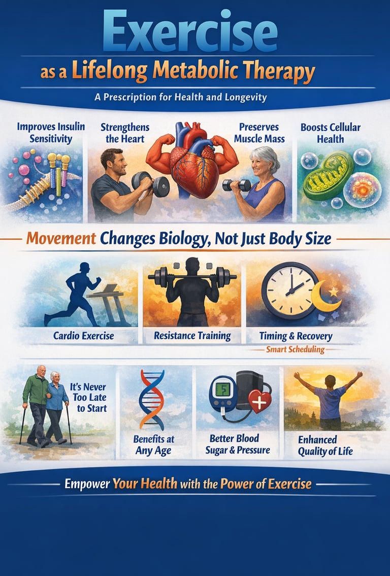 Metabolic Flexibility and Exercise: Cellular Reprogramming in Clinical Practice