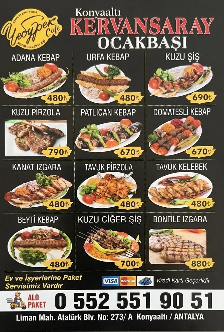 NOVOYe menyu