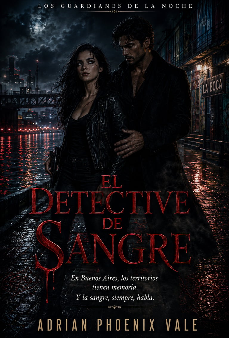 Thriller sobrenatural ambientado en Buenos Aires con vampiros, hombres lobo, asesinatos rituales y u