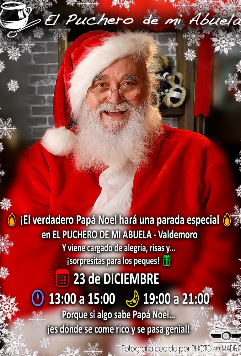 Papa Noel navidad en Valdemoro