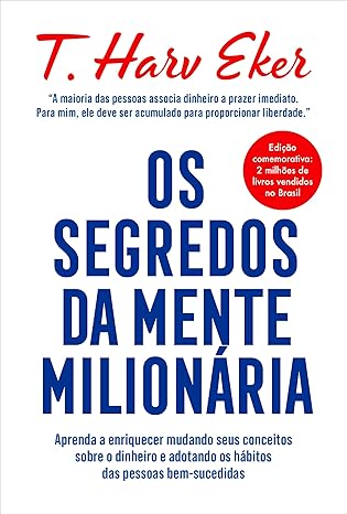 Capa do livro de educação financeira - Os segredos da mente milionária