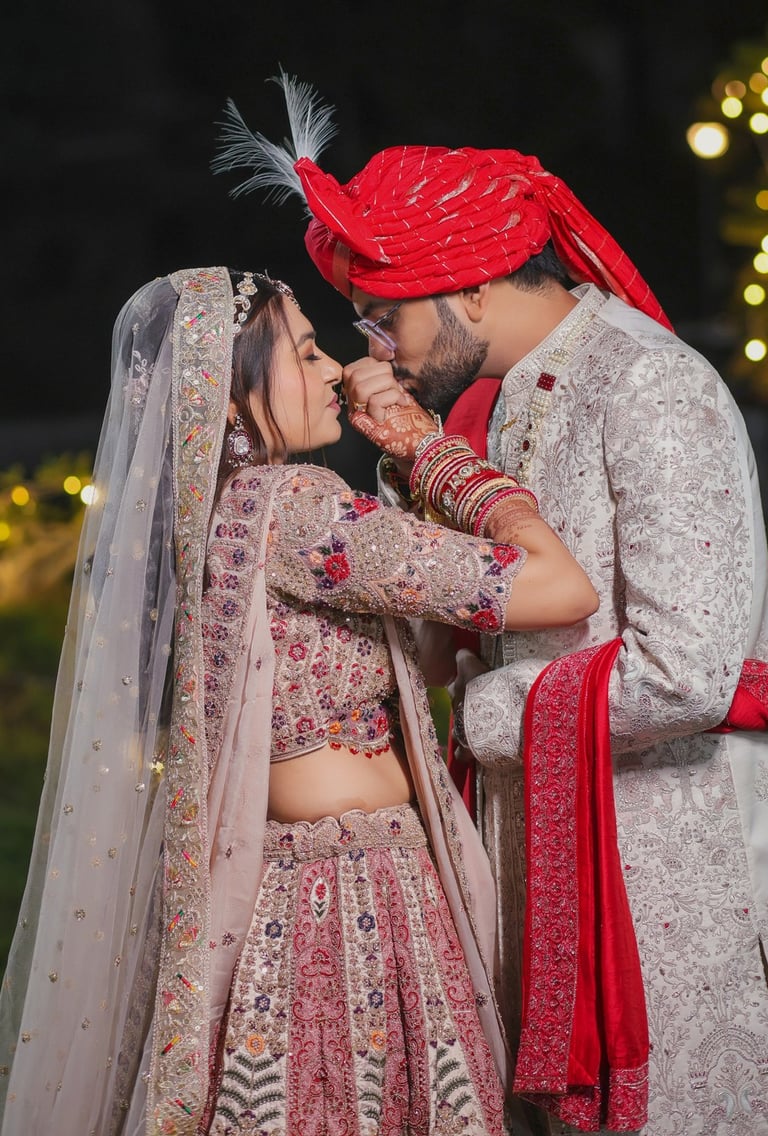 best couple wedding photoshoot R&D bridal makeup studio and salon vadodara