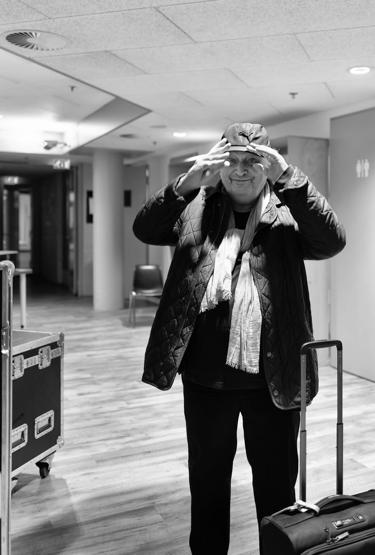 Conductor René Jacobs backstage in TivoliVredenbrug Utrecht photo by Peter Tra