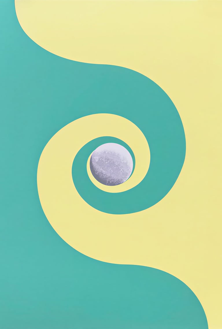 Lunar Dawn, Limited Edition Serigraph by Finger Lakes artist Sean Gannon and Taller75Grados CDMX