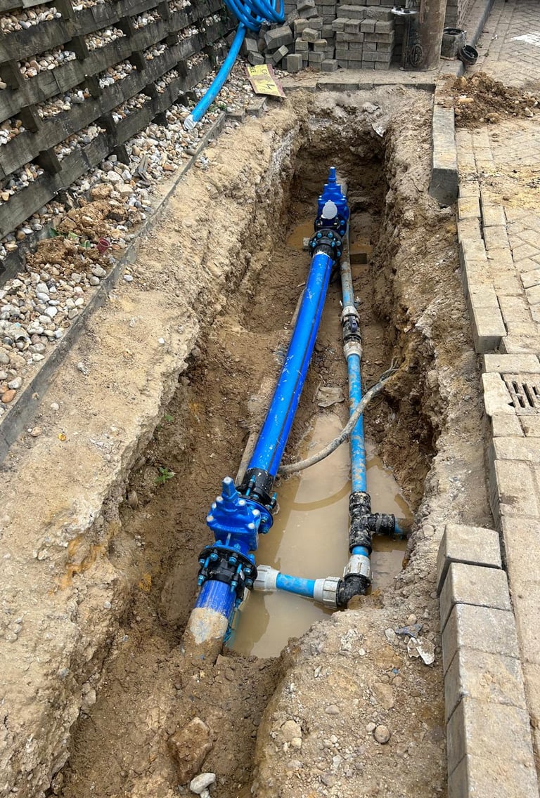 Replacing Lead pipe with a nontoxic newer pipe