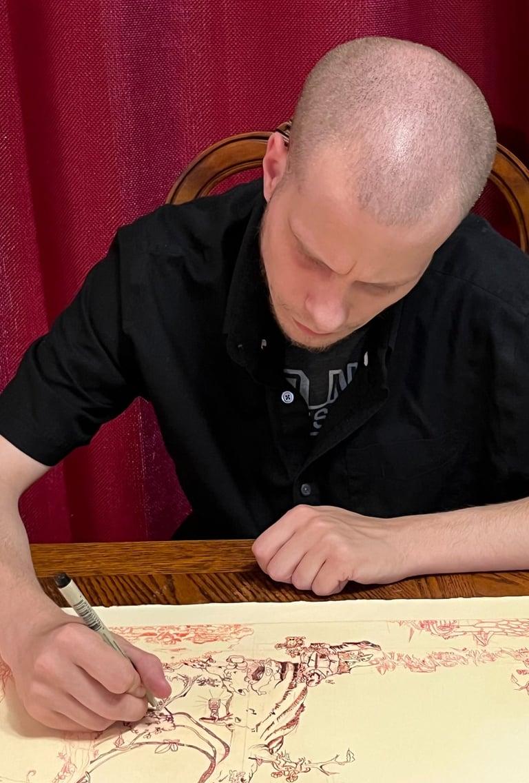 artists at work