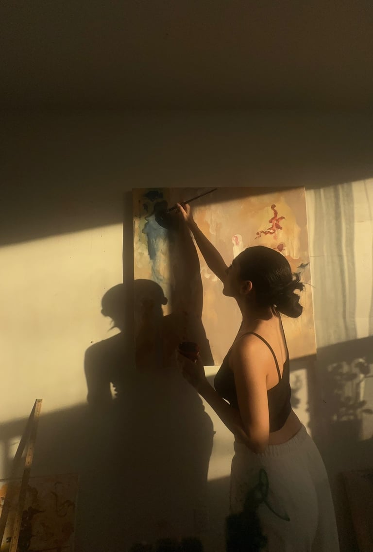 by MELISA BULUT Abstract Art