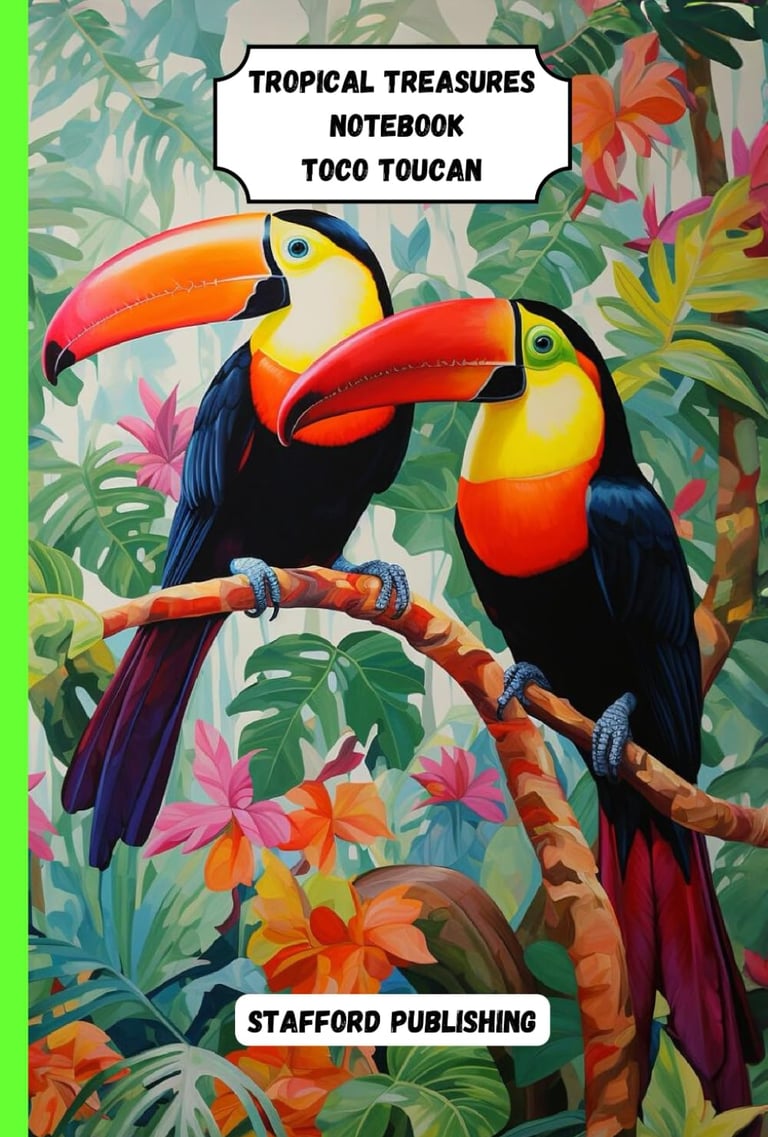 Stafford Publishing Tropical Treasures Notebook Toco Toucan