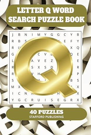 Letter Q Word Search Puzzle Book