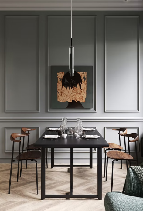 Charcoal Moulding vs mdf moulding