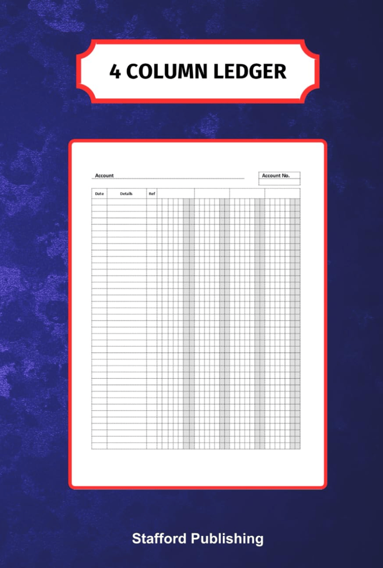 4 Column Ledger