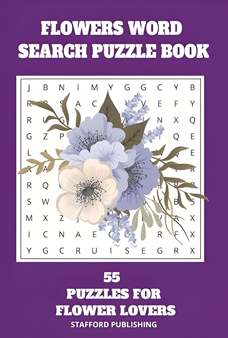 Flower Word Search Puzzle Book