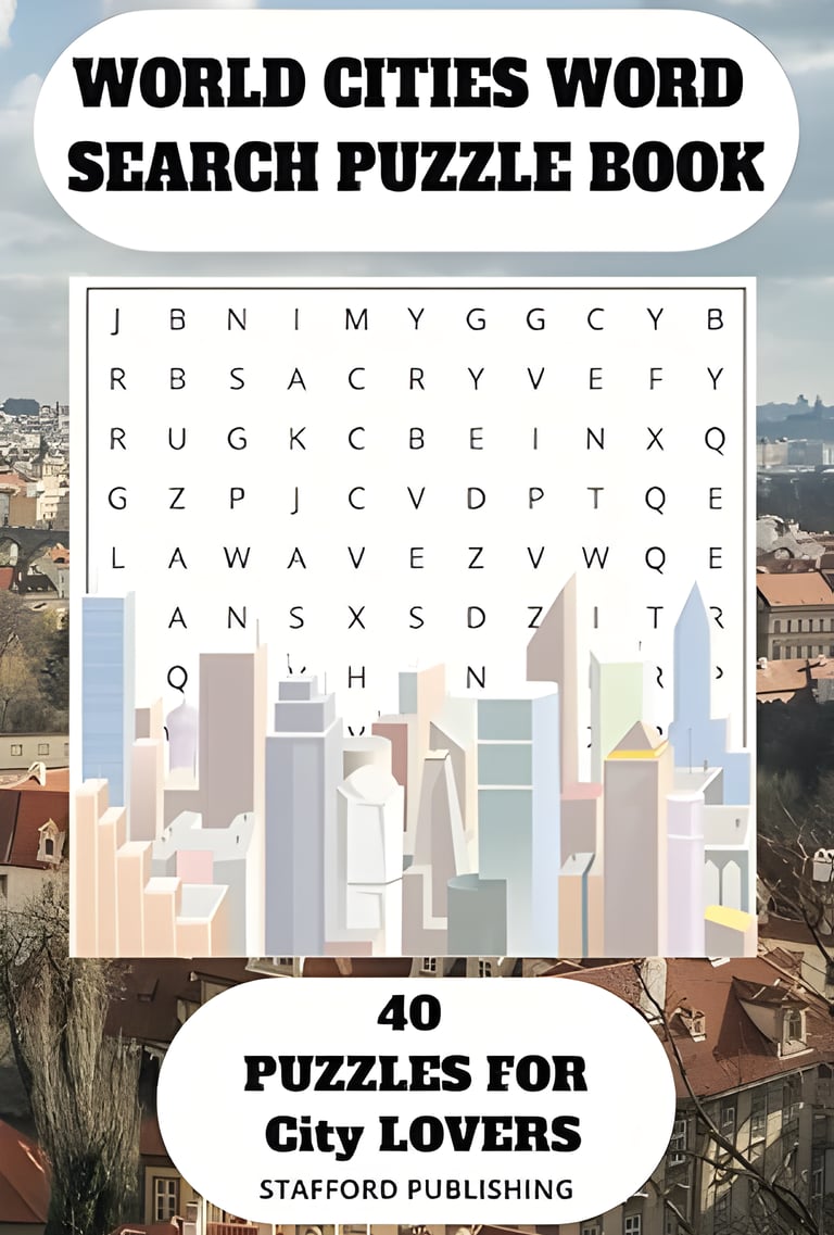 World Cities Word Search Puzzle Book
