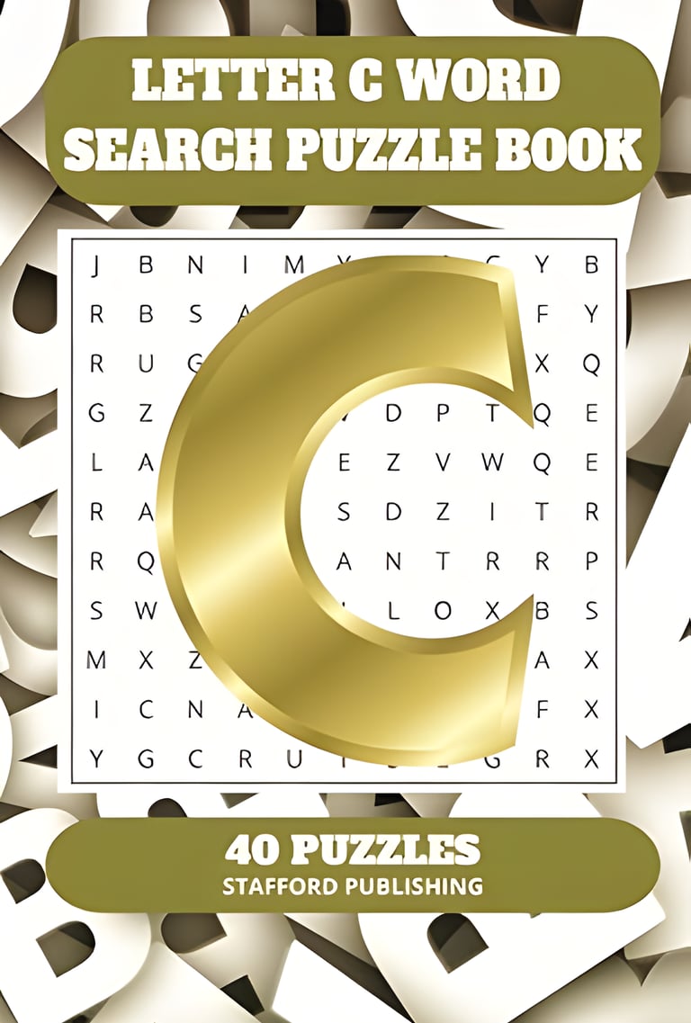Letter C Word Search Puzzle Book