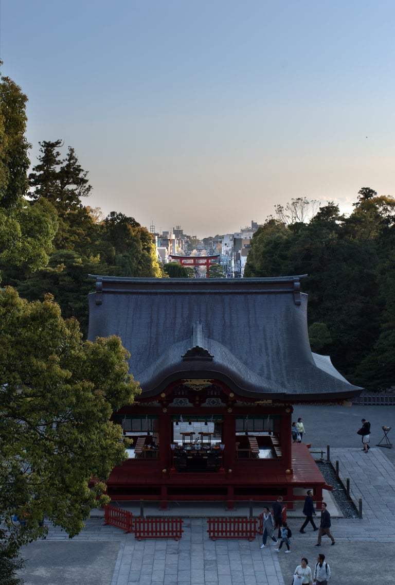 "View to an End" - Tsurugaoka Hachimangu, Kamakura, Japan