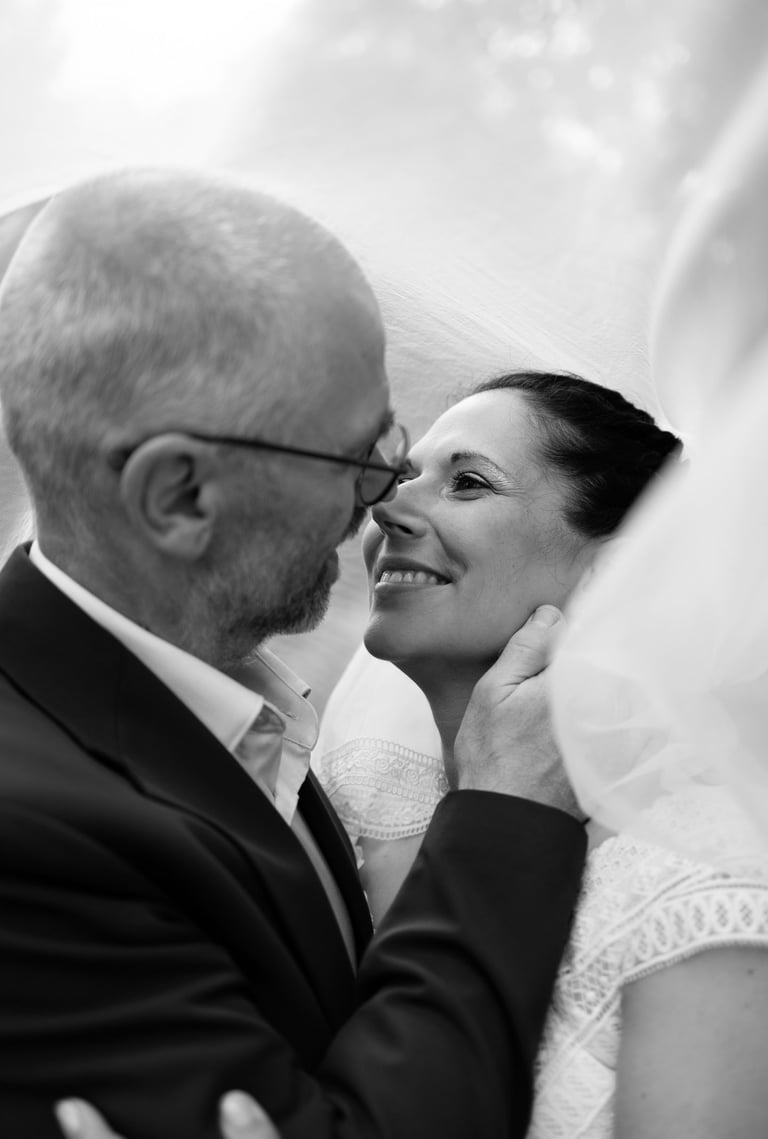 Photographe mariage jardin de l'archevêché