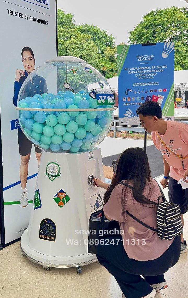 sewa mesin gachapon jumbo Indonesia