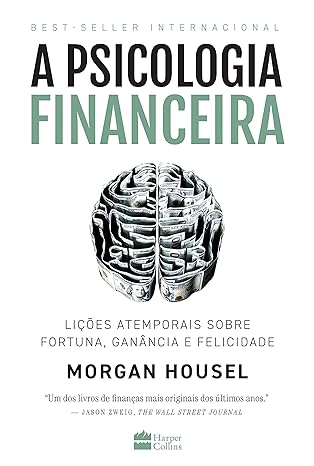 Capa do livro de educação financeira - A psicologia Financeira
