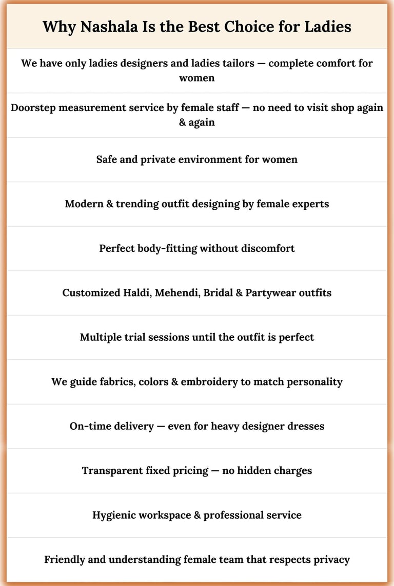 why Nashala Is the Best Choice for Ladies