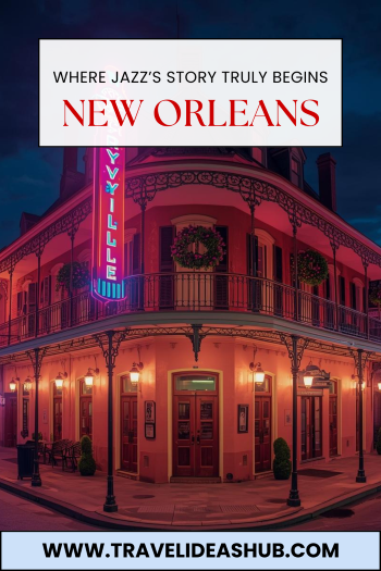 a building with a neon sign that says new orleans