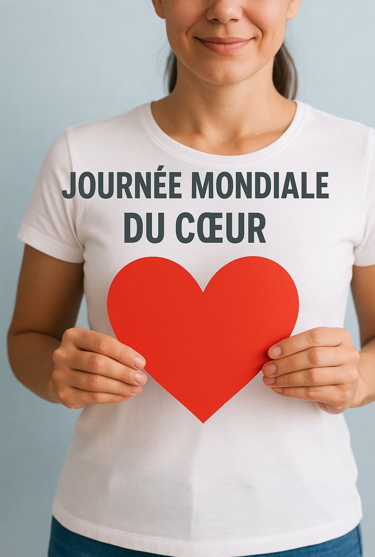 Illustration journée mondiale du coeur