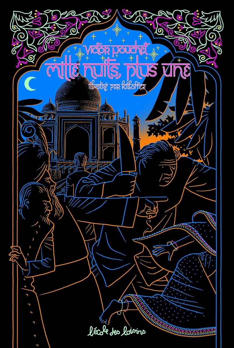 Première de couverture du roman Mille nuits, plus une