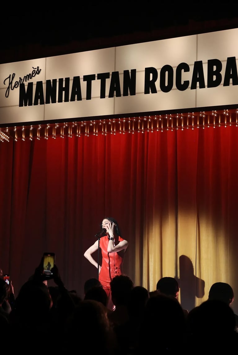 Makeup Artist Ann Gior for Hermès on Caroline Polacheck