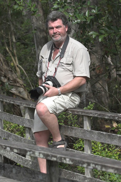 Paul APPS on holiday in a swamp inn Floirida