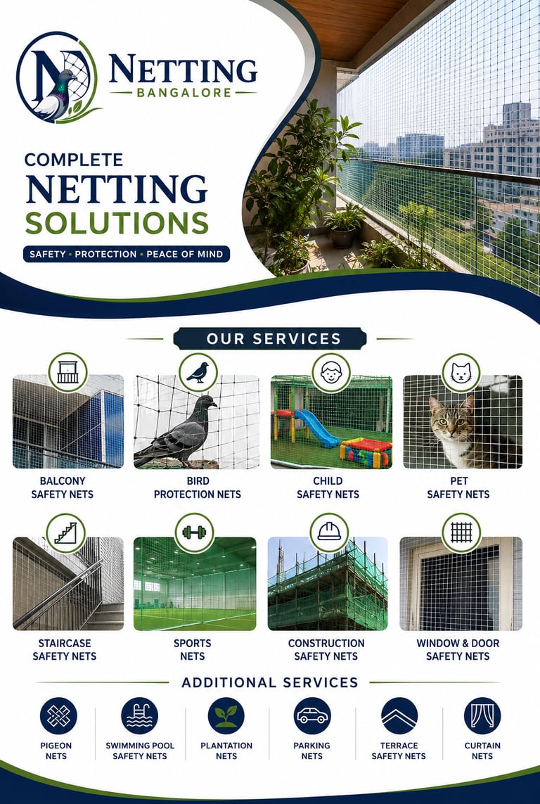 pigeon nets bangalore services