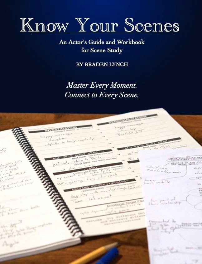 scene study scene analysis breakdown workbook