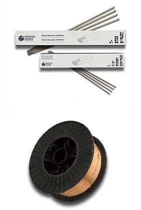 Foto de consumibles para soldadura