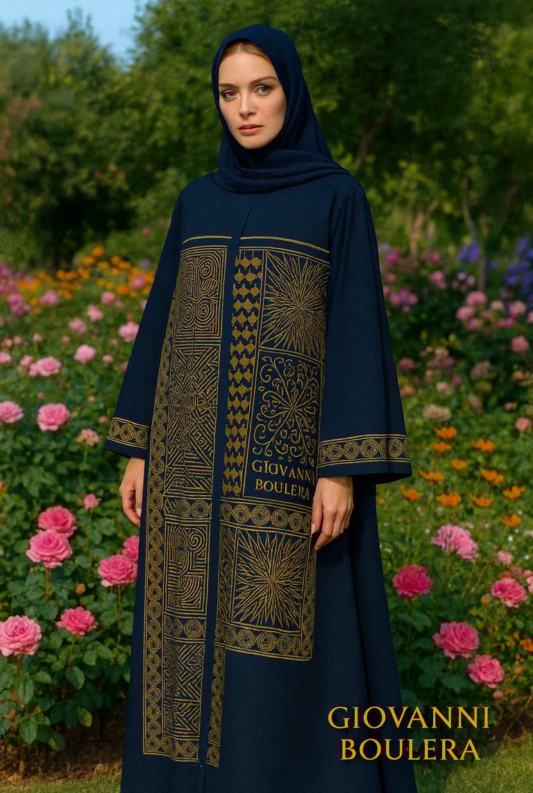 Saf ipek abaya modeli, zarif kesimi ve akıcı yapısıyla şıklığı ön plana çıkarır