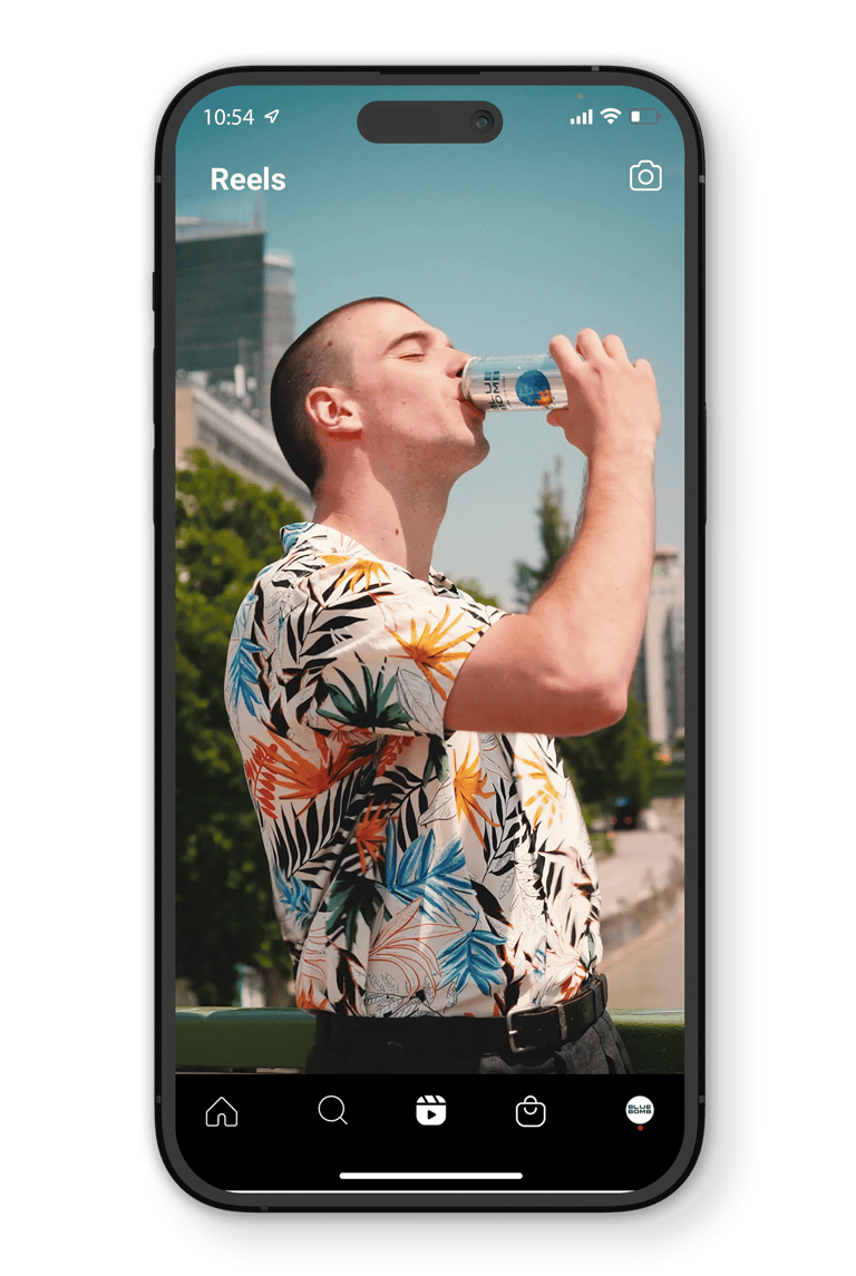 Social Media Betreuung und Content Creation für Blue Bomb – zielgerichtete Inhalte, die Reichweite e