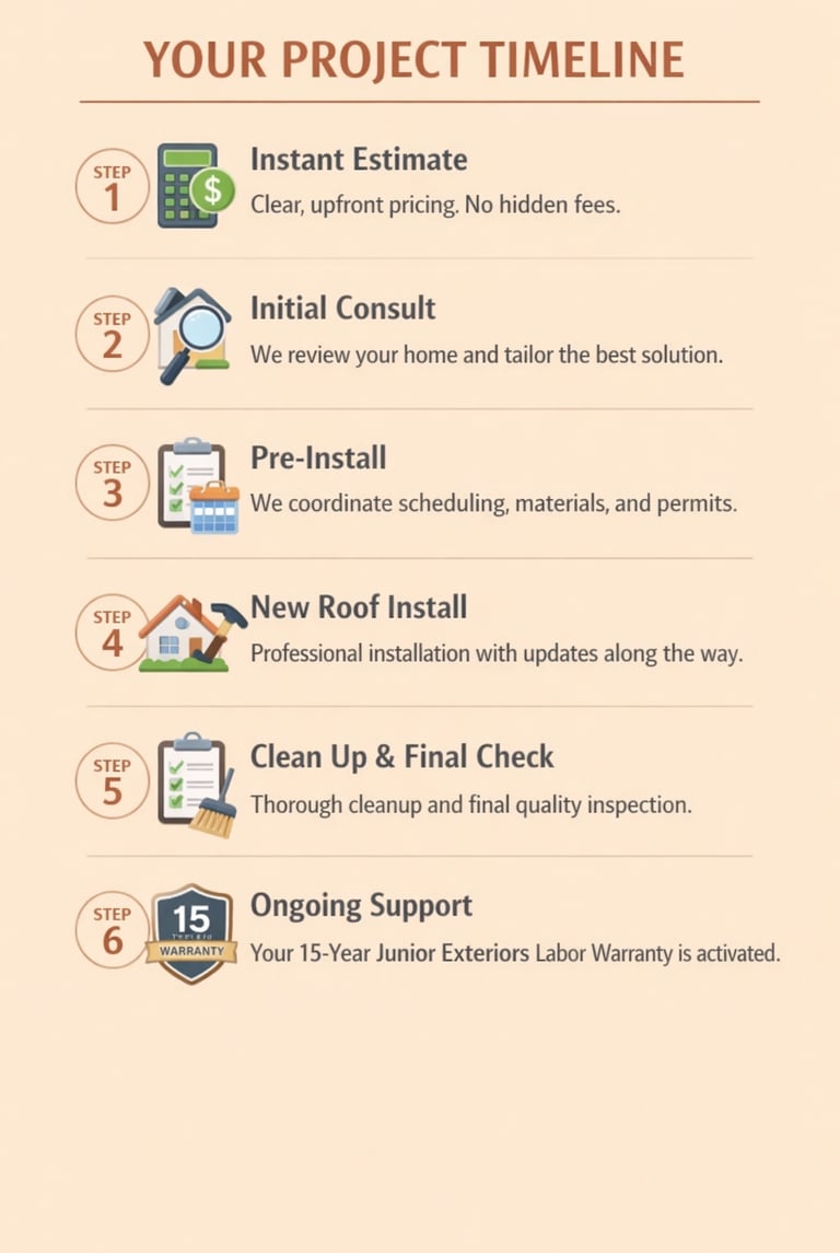 a poster of a project timeline of a project