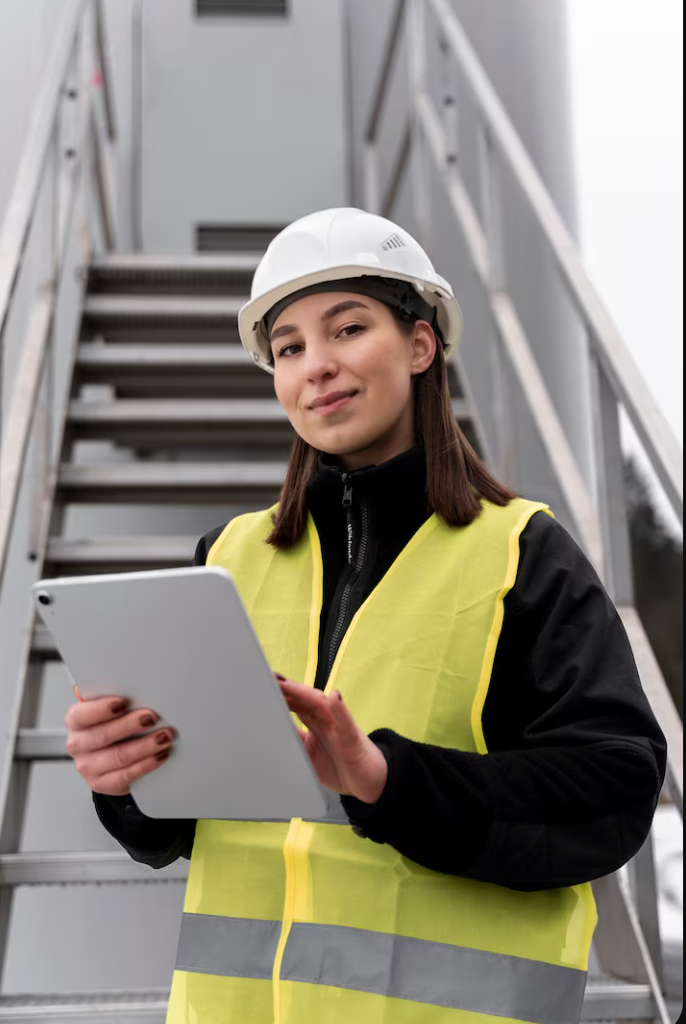 Mujer trabajando en tecnología
