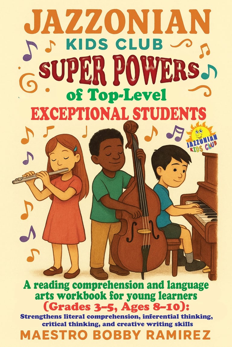 Jazzonian Kids Club Presents a New Book: Super Powers of Top-Level Exceptional Students