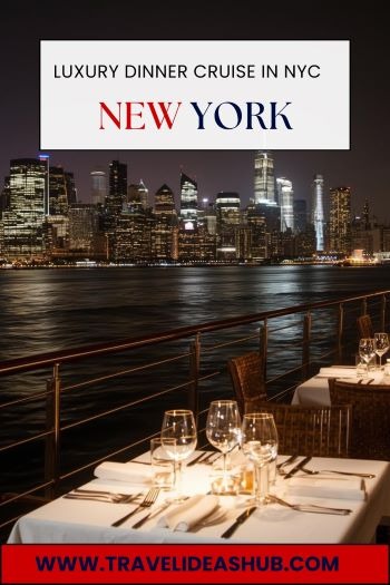 a restaurant with a view of the New York city skyline