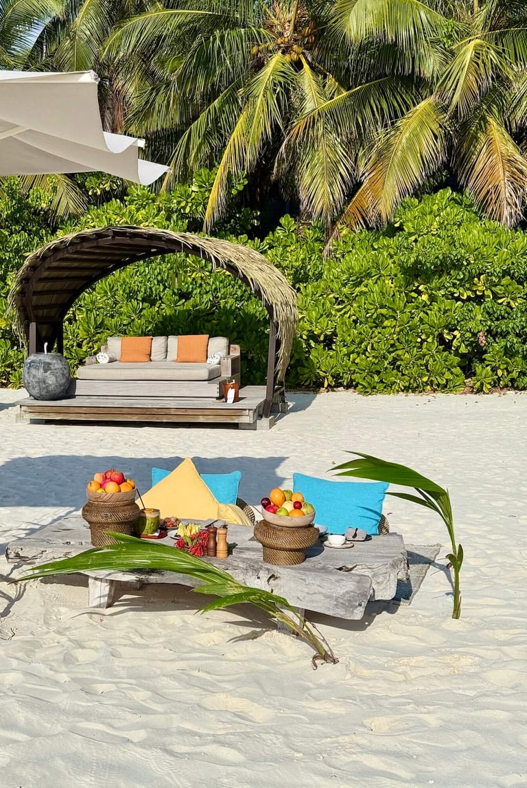 kudadoo maldives beach breakfast
