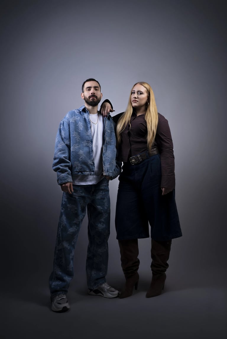 Müzik grubu basın kiti (EPK) çekimleri