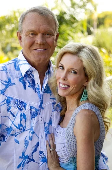 Glen Campbell and his wife Kim