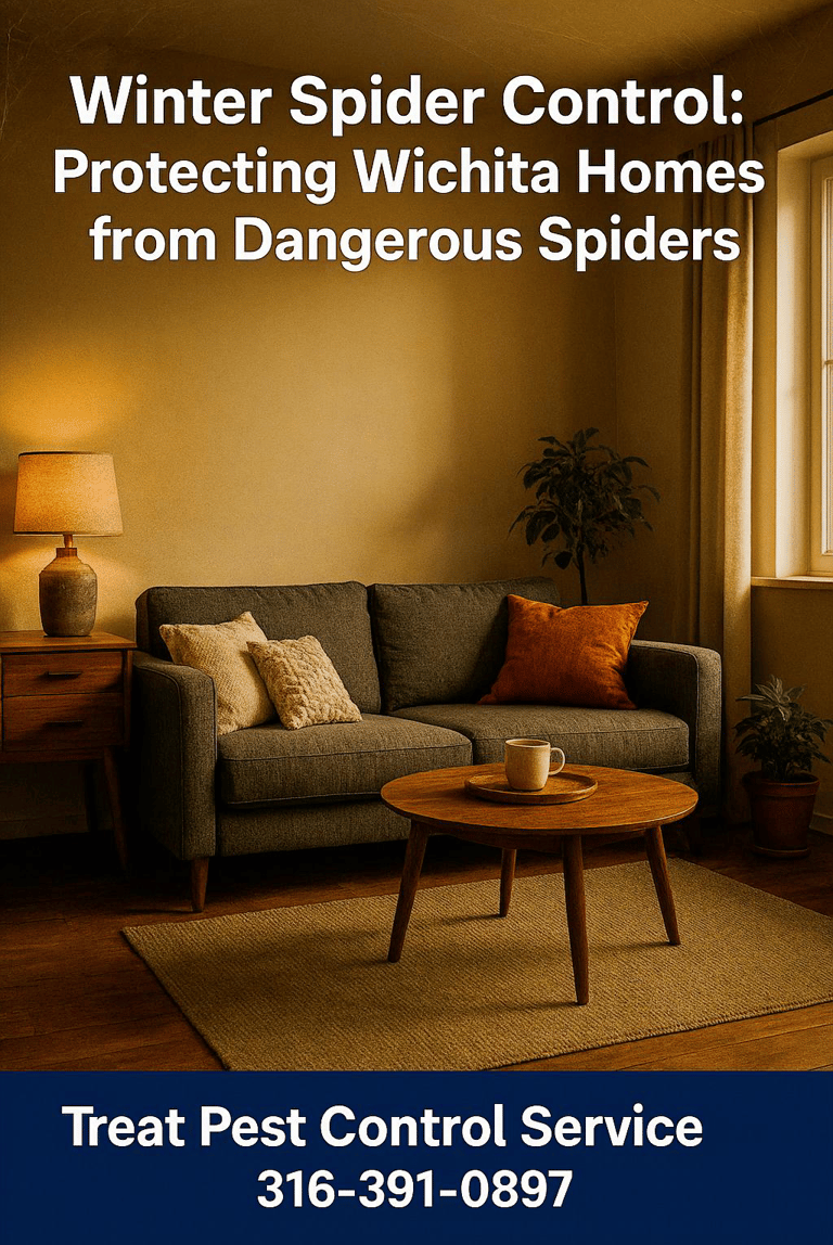 Winter Spider Control Wichita KS Treat Pest Control Service
