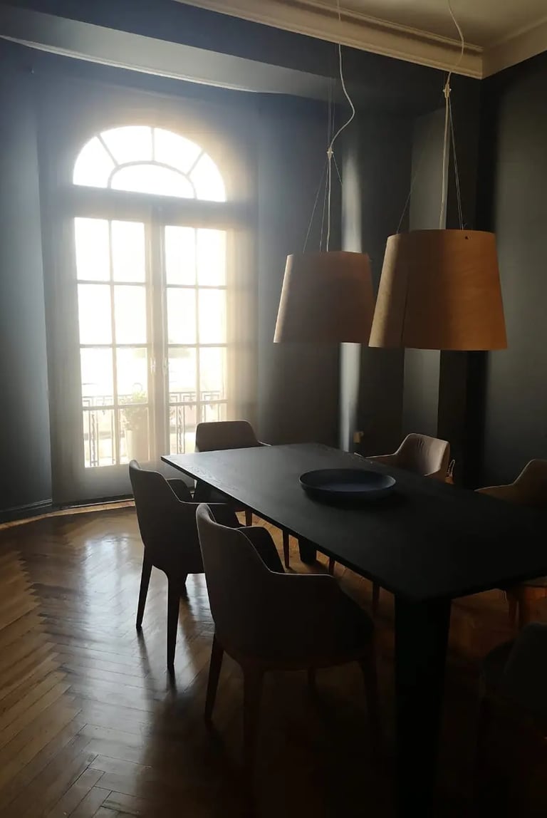 Living moderno y cálido correspondiente a uno de los proyectos de Basenses en Rosario