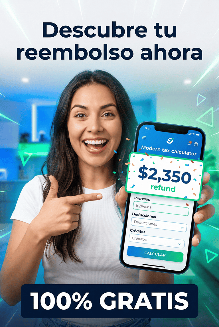 Estima tu reembolso en nuestra calculadora de Taxes de Tramite Facil USA