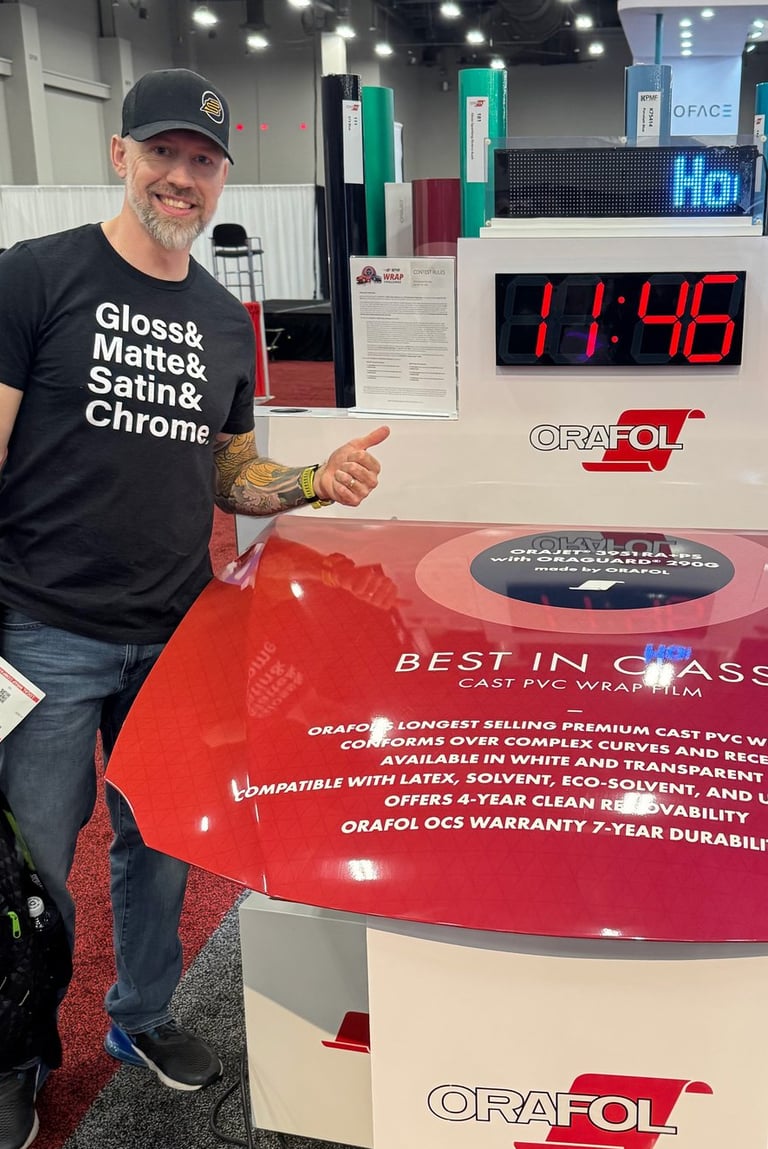 Brice Shepherd attending ISA Sign and Graphics Expo in Las Vegas, NV