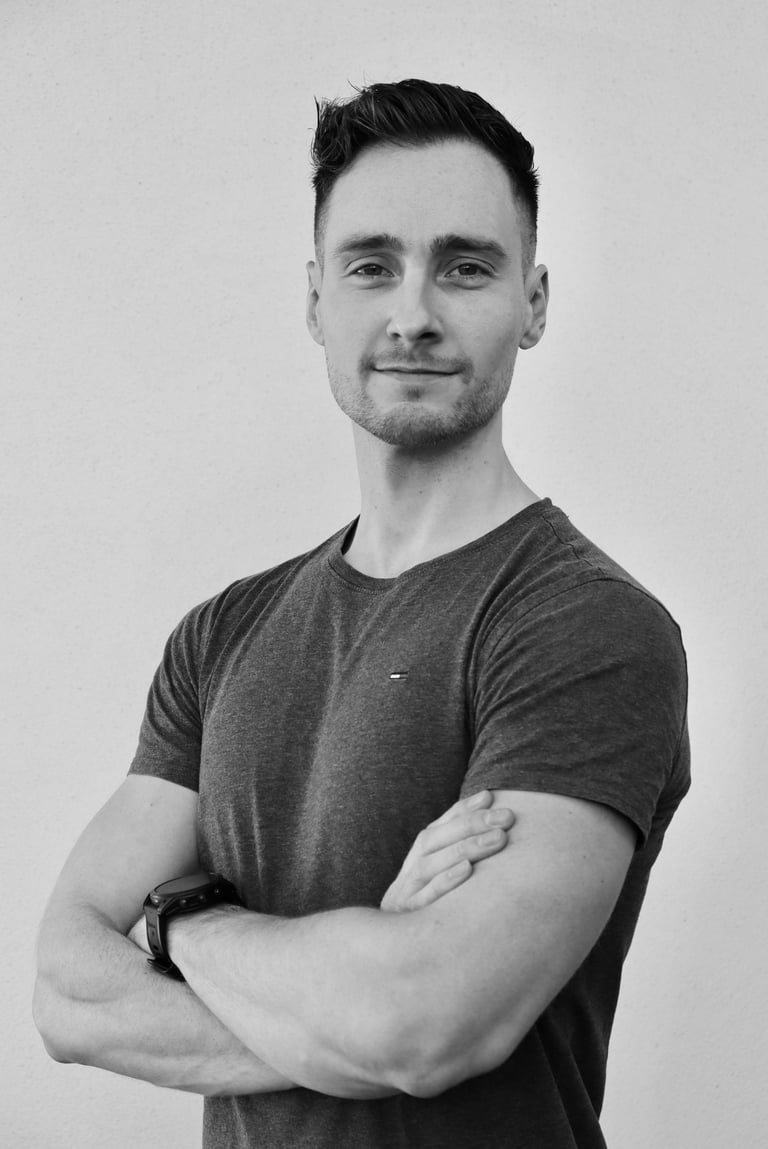 Quentin GELEY en noir et blanc